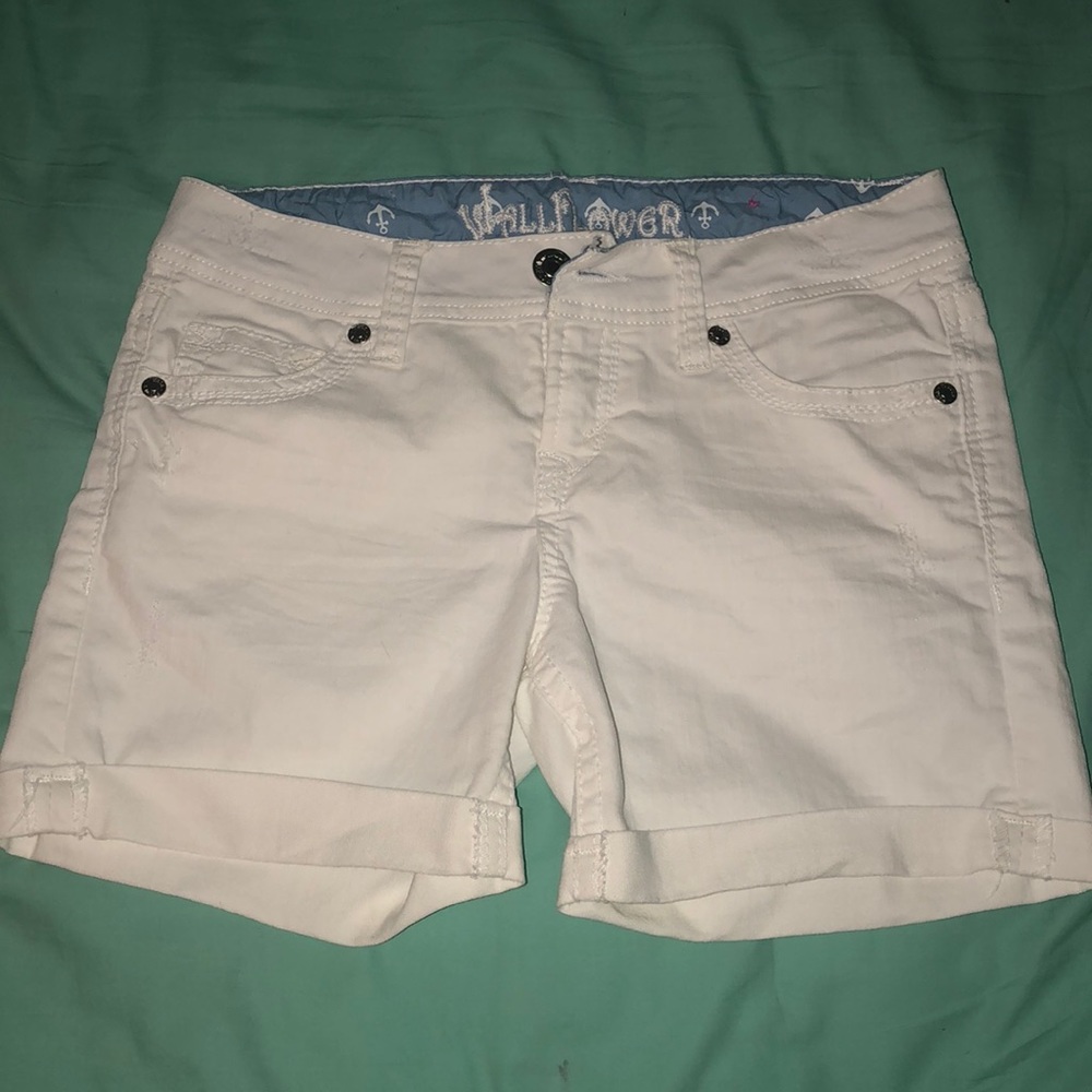 white shorts